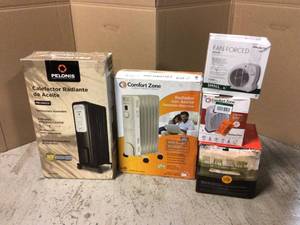 Lot of Mixed Assorted Heaters Customer Returns See Pictures