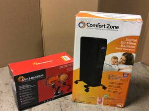 Lot of Mixed Assorted Heaters Customer Returns See Pictures