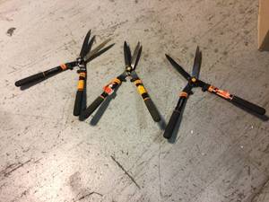 Lot of Assorted Hedge Shears by Fiskars Customer Returns See Pictures