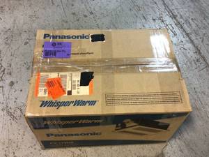 WhisperWarm 110 CFM Ceiling Exhaust Bath Fan with Heater, Quiet, Energy Efficient and Easy to Install by Panasonic Customer Returns See Pictures