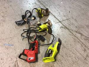 Lot of Mixed Assorted Power Tools See Pictures