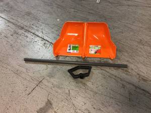 Crack Jumper 24 in. Combo Pusher, Adjust 42 in Vinyl-Coated Metal Handle, ABS-Plastic Blade, Ergonomic Grip Snow Shovel by US.SHOVEL Customer Returns See Pictures