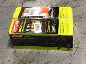 1800 PSI 1.2 GPM Cold Water Electric Pressure Washer by RYOBI Customer Returns See Pictures