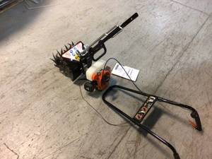 9 in. 21.2 cc Gas Tiller Cultivator Front-Tine Forward Rotating by ECHO Customer Returns See Pictures