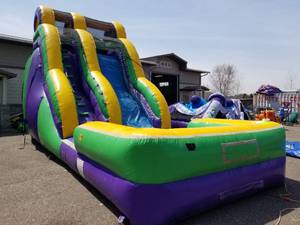 18ft Super Rapids Water Slide with Pool