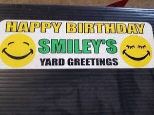 Happy Birthday Smileys Special Occasion Yards Signs