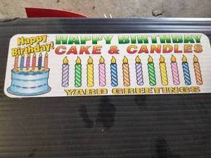 Happy Birthday Cake and Candles