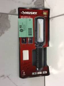 lot 12 image: Husky 600-Lumen Battery Powered Handheld Light - Good Condition - Review all pictures