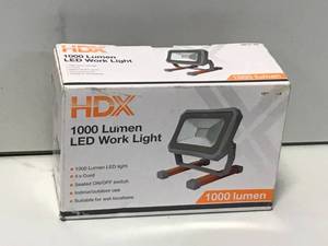 lot 14 image: HDX 1000-Lumen Portable LED Work Light - Good Condition - Review all pictures