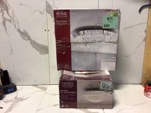 lot 40 image: Lot of Assorted Flush Mount Lighting See Pictures