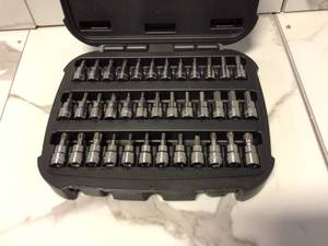 lot 66 image: 38 in. Drive Master Bit Socket Set (37-Piece) by Husky Customer Returns See Pictures