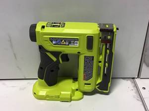 lot 73 image: ONE 18V Cordless Compression Drive 38 in. Crown Stapler (Tool Only) by RYOBI Customer Returns See Pictures