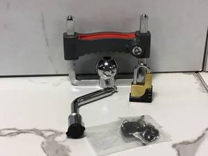 lot 80 image: Pro Class Heavy-Duty Coupler Lock Kit by TowSmart Customer Returns See Pictures