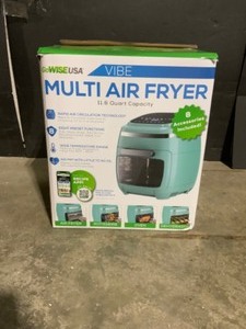 GoWISE USA 1700 Watt Mint Multi Vibe Air Fryer Oven with Rotisserie and Dehydrator Functions. See Pictures
