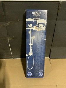 GROHE Retrofit System 260 3-Spray Patterns with 2.5 GPM 10.25 in. Wall Mount Dual Shower Heads in StarLight Chrome. See Pictures