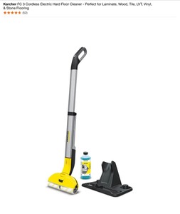 Karcher FC 3 Cordless Electric Hard Floor Cleaner - Perfect for Laminate, Wood, Tile, LVT, Vinyl, & Stone Flooring. See Pictures