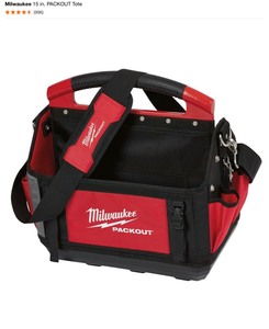 Milwaukee 15 in. PACKOUT Tote and Milwaukee Hook and Pick Set (4-Piece). See Pictures