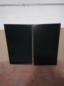 Husky 2-Pack Steel Shelf Set in Black (36 in. W x 21 in. D) for Ready-to-Assemble 36 in. Garage Gear Cabinet. See Pictures