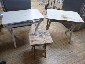 3 Homemade Wooden Folding Tables