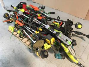 Mix Lot of Lawn Trimmers and Pole Saws  - Various Models and Conditions - Review all pictures