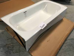 Bootz Aloha NexTile 30 in. x 60 in. x 74.5 in. Standard Fit Alcove Bath and Shower Kit with Left-Hand Drain in White review pictures