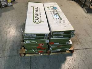 Pallet with assorted Cap-A-Tread Renewal System not used see pictures