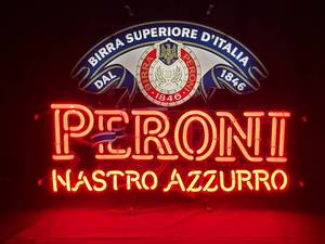 lot 20 image: Peroni Nastro Azzurro Birra Superiore DItalia neon