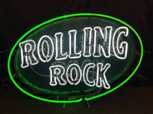 lot 65 image: Rolling Rock neon