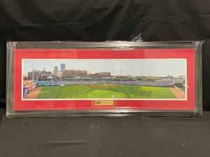 lot 68 image: St Paul Saints Baseball, 1st Game at CHS Field, framed print, NEW