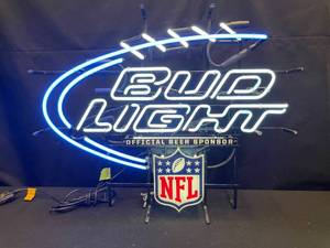lot 83 image: Bud Light NFL Football neon