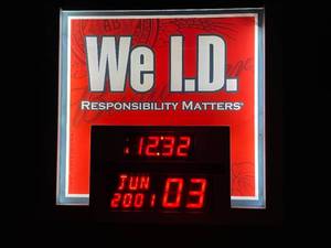 lot 88 image: We I.D LED light up with born before calendar