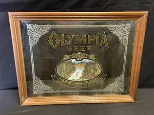 lot 91 image: Olympia Beer mirror