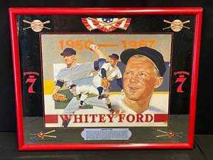 lot 98 image: Seagrams 7 Whitey Ford baseball mirror, NIB