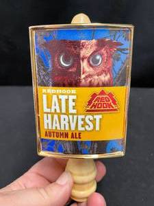 lot 136 image: Red Hook Late Harvest Autumn Ale tap handle, New