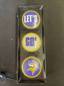 lot 139 image: Lets Go Vikings plastic semaphore  traffic light