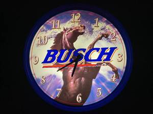 lot 146 image: Busch light up clock