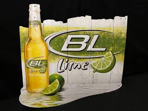 lot 190 image: Bud Light Lime  BL Lime tin tacker