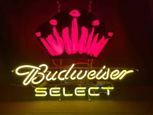 lot 193 image: Budweiser Select neon