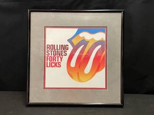 lot 223 image: Rolling Stones 40 Licks framed and matted print