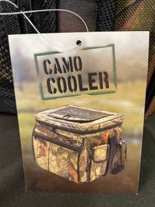 lot 227 image: Camo cooler bag, New