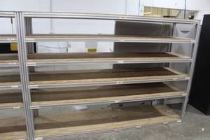 lot 15 image: MetalWood Shelving Station 6-tier