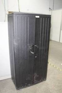 lot 16 image: Eldon Plastic Office Supply Cabinet 2-door