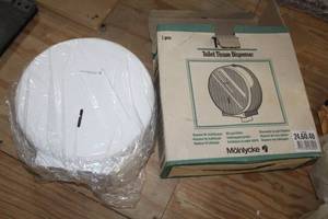 lot 89 image: Moinlycke T-Box Toilet Tissue Dispenser (New )