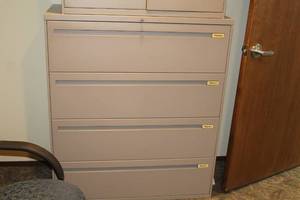 lot 309B image: Harpers Lateral File Cabinet with Keys