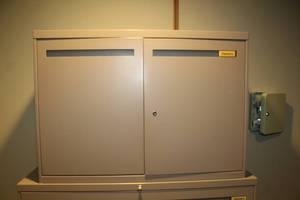 lot 309C image: Harpers Office Supply Cabinet