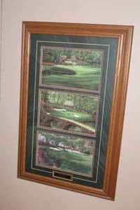 lot 316A image: Amen Corner by Mark L Rutz Signed Art , Unframed