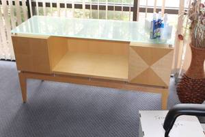 lot 354 image: WoodGlass Top Display Cabinet