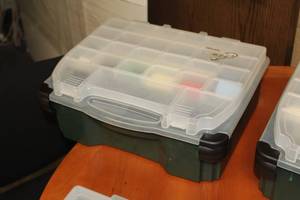 lot 435 image: Tackle Logic Wal-mart FLW tour Plastic Tackle Box