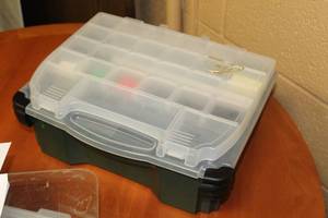 lot 436 image: Tackle Logic Wal-mart FLW tour Plastic Tackle Box