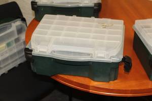 lot 437 image: Tackle Logic Wal-mart FLW tour Plastic Tackle Box